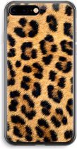 Case Company® - Hoesje geschikt voor iPhone 7 PLUS hoesje - Luipaard - Soft Cover Telefoonhoesje - Bescherming aan alle Kanten en Schermrand