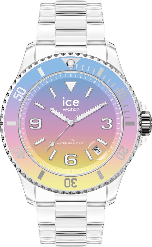 Ice Watch Ice Clear Sunset - Montre Fruitée 021439 - Plastique - Transparent - Ø 35 mm