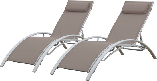 GI Sardinia lounge-dining set aluminium (5-delig) - Teak look/Zand GI Sardinia lounge-dining set aluminium (5-delig) - Teak look/Zand