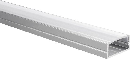 LED strip profiel Senisa aluminium breed 1m incl. transparante afdekkap