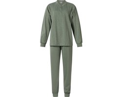 Lunatex - dames pyjama 124197 vogel - groen - maat L