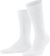 FALKE Family duurzaam katoen sokken heren wit - Maat 43-46