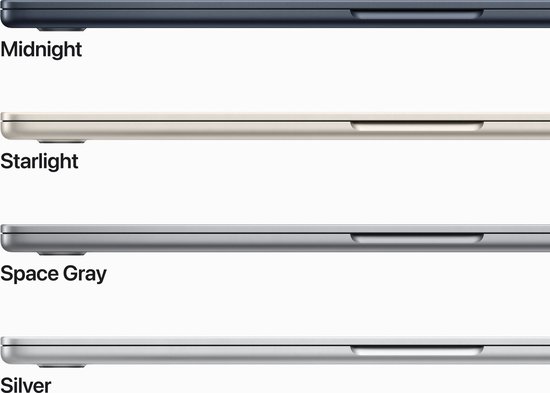 Apple Macbook Air (2023) MQKV3N/A - 15 inch - M2 - 512 GB - Sterrenlicht