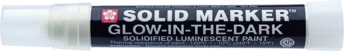 Lot De 12 Marqueurs Peinture Solides Sakura - Blanc Permanent Pour Bois, Verre, Métal, Plastique