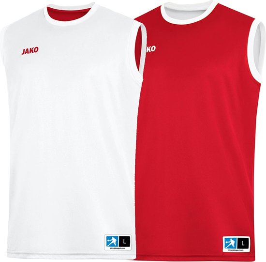 Jako - Basketball Jersey Change 2.0 - Reversible shirt Change 2.0 - 3XL - Rood