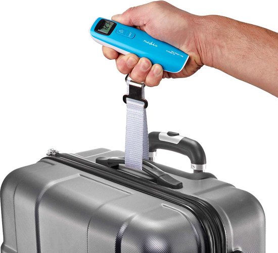 NEDIS SCLU112BU Digitale Bagageweegschaal Blauw