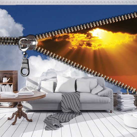 Photomural jaune, revêtement mural