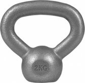 Bol.com Gorilla Sports Kettlebell - Gietijzer - 2 kg aanbieding