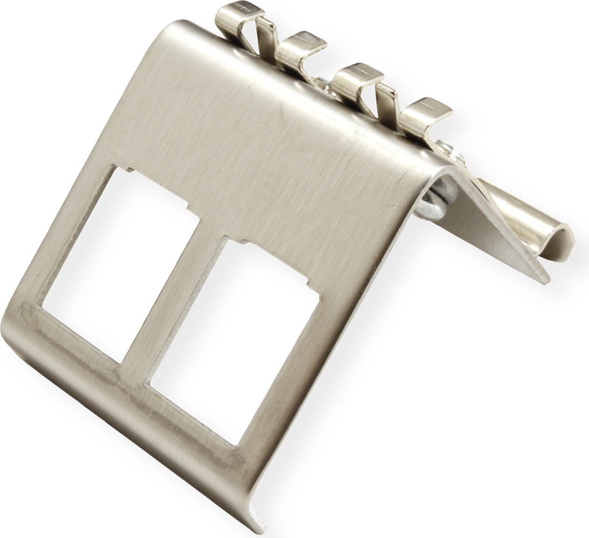 VALUE - DIN-rail adapter leeg, voor 2 keystones
