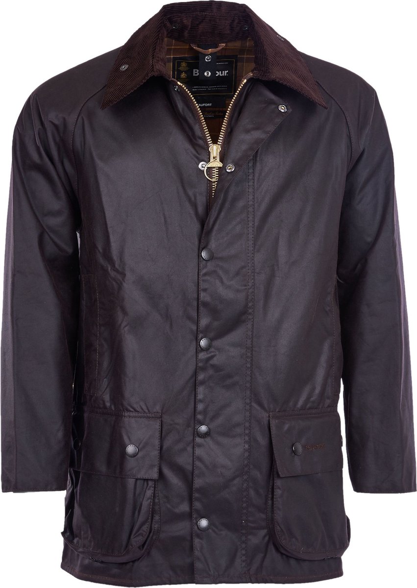 Barbour Beaufort Wax Jas – Heren Outdoor jassen Bruin