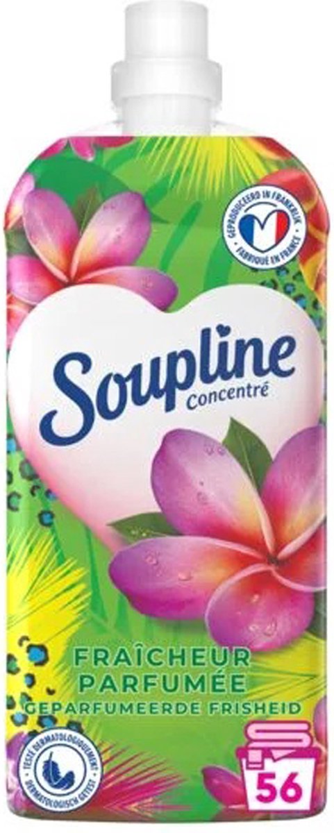 Goedkoopste Soupline Wasverzachter Geurige Frisheid-Paradijs 56wasb/1.2l