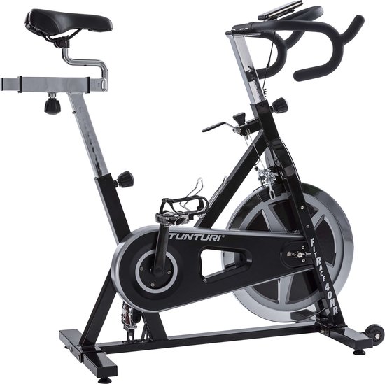 Tunturi FitCycle 40i Hometrainer – 16 Weerstanden, 23 Programma’s, Bluetooth, Hartslagsensoren, Lage Instap, Inclusief App