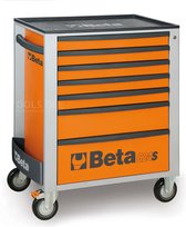 Chariot à outils Beta 7 tiroirs, 343 pièces, 2400S O7/E-M5, orange