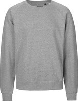 Fairtrade unisex sweater met ronde hals Sport Grey - 5XL