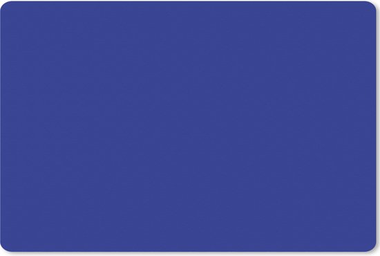 Mouse pad xxl - Tapis de souris Jeux - Blauw - Uni - Tapis de souris Gaming - Tapis de souris - 120x80 cm - Sous-main