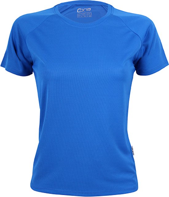 Damessportshirt 'Tech Tee' met korte mouwen Royal Blue - S