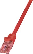 UTP CAT6 0.5M rood 100% koper - Netwerkkabel - Computerkabel - Kabel