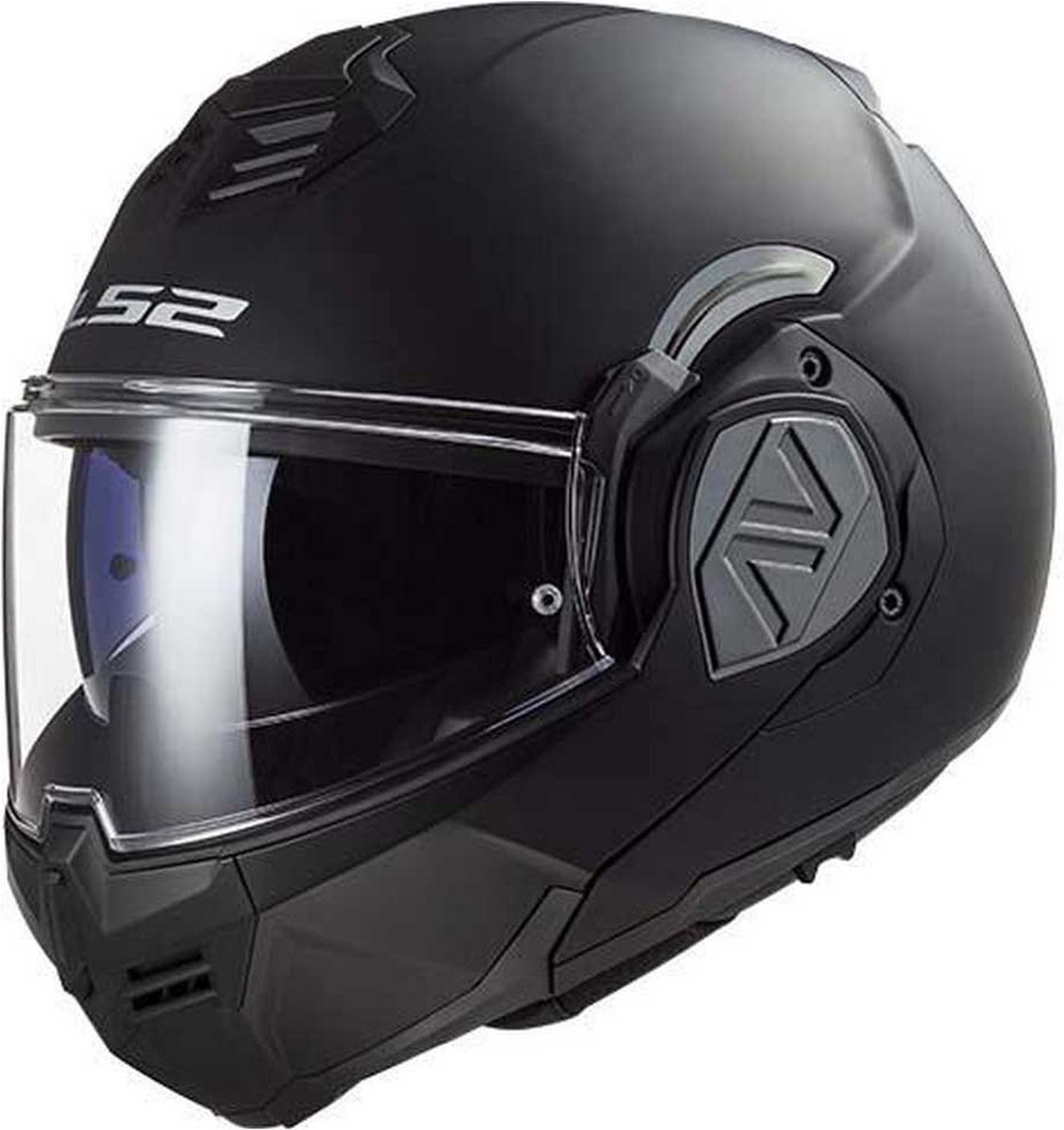 LS2 Helm Advant Solid FF906 mat zwart maat XXL