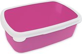 Lunchbox Rose - Lunchbox - Boîte à pain - Fuchsia - Fluo - Couleurs - 18x12x6 cm - Enfants - Fille - Cadeau Sinterklaas - Cadeaux pour enfants - Cadeaux chaussures Sinterklaas