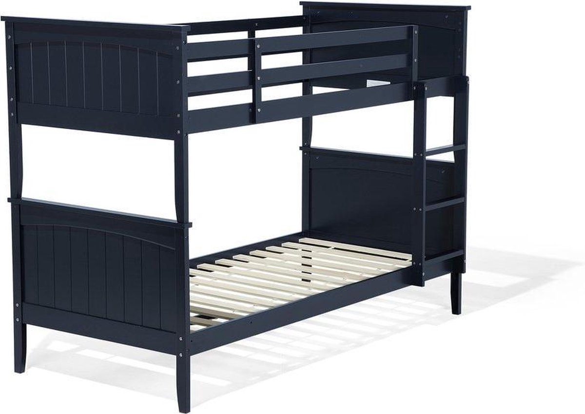 Beliani Radon Stapelbed Blauw Hout