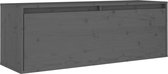 vidaXL-Wandkast-100x30x35-cm-massief-grenenhout-grijs