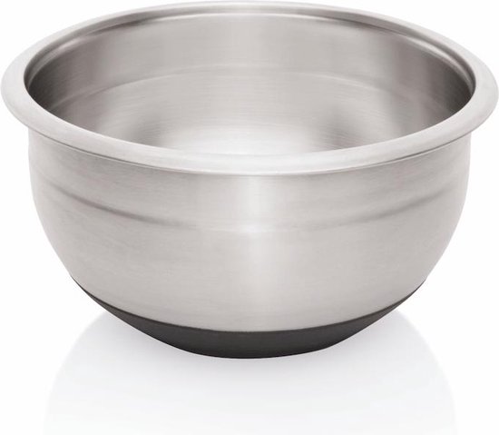 Menax RVS Diepe Mengkom - Set Van 3, 19 Cm | Roestvrijstalen Slakommen | Voor Keuken, Bakken En Presenteren