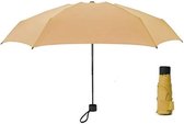 Opvouwbare Mini Paraplu - Bruin - Regen - Herfst - Paraplu