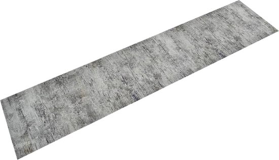 vidaXL-Keukenmat-wasbaar-betonprint-60x300-cm-fluweel