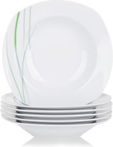 porseleinen tafelservies serie 'Aviva', 30-delig / 60-delig combinatie-tafelservies set, met verschillende accessoires