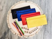 Etui - Rood - School - Schoolspullen - Schrijfwaren - Kleuren - Stiften - Kleurpotloden