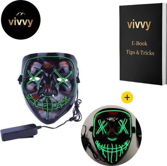 Led Masker Led Gezichtsmasker Purge Led Face Mask Met 3