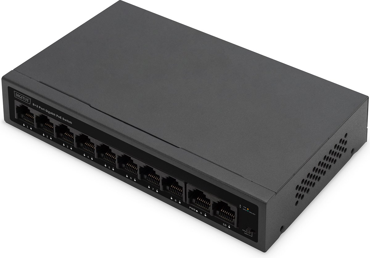 Digitus DN-95357 netwerk-switch Managed Fast Ethernet (10/100) Power over Ethernet (PoE) Zwart