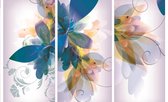 Flowers Abstract  Photo Wallcovering