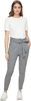 Vero Moda Loose Paperbag Een Broek - Dames - Medium Grey Melange - S / 34