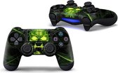 Skull Green - PS4 Controller Skin