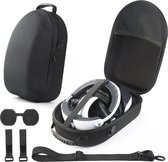 Harde draagtas geschikt voor PS VR2 - Draagbare tas voor PS VR 2 met lensbeschermhoes - Schouderriem - Reistas en opbergzak voor Playstation VR2 - Accessoires - Zwart