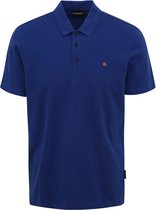 Napapijri - Ealis Polo Kobaltblauw - Modern-fit - Heren Poloshirt Maat M