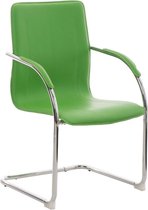CLP Melina V2 Bezoekersstoel - Kunstleer groen