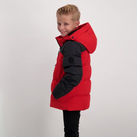 Cars Jeans Kids HAMDON Poly Red Jongens Jas - RED - Maat 176 - Cars Jeans