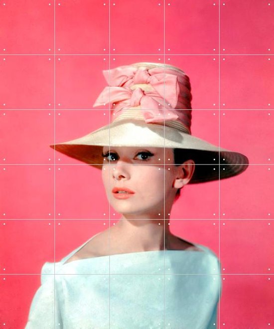 IXXI Audrey Hepburn Funny Face - Wanddecoratie - Portretten - 100 x 120 cm