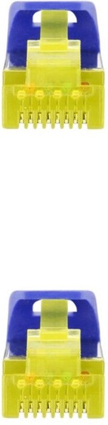 Câble de réseau RJ45 LSZH Cat.6A SFTP AWG26, jaune, 1.0m