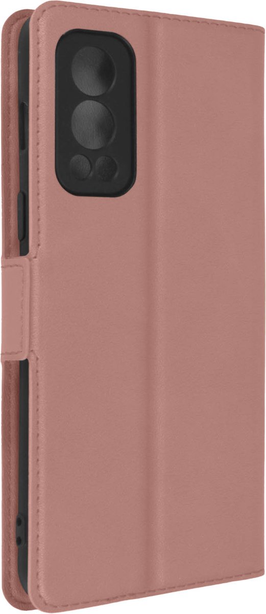 Case Geschikt voor OnePlus Nord 2 Kaartvak Stand-functie Double Tab Champagne