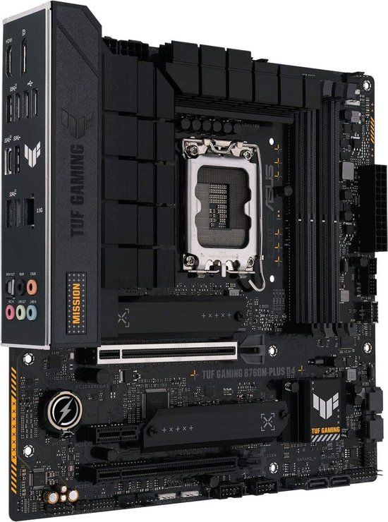 Foto: Motherboard asus tuf gaming b760m plus d4 lga 1700 intel b760 intel