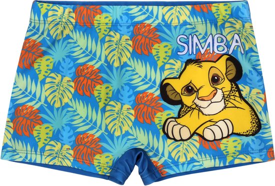 DISNEY The Lion King Simba - Short de bain bleu garçon / 110-116