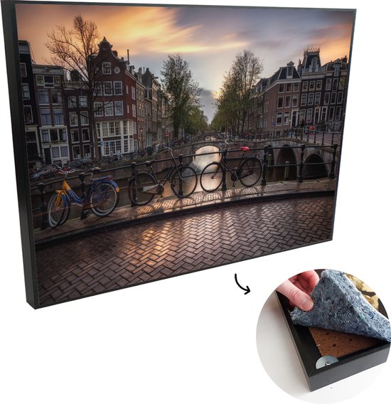 Tuindecoratie Afbeelding van de Amsterdamse Keizersgracht met een klassieke