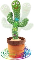 Dansende Cactus speelgoed - Interactieve Pratende Knuffel - Tiktok - Dancing cactus - 120 liedjes - Recorder - Baby