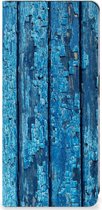 Telefoonhoesje OnePlus Nord CE 3 Lite Magnet Case Wood Blue