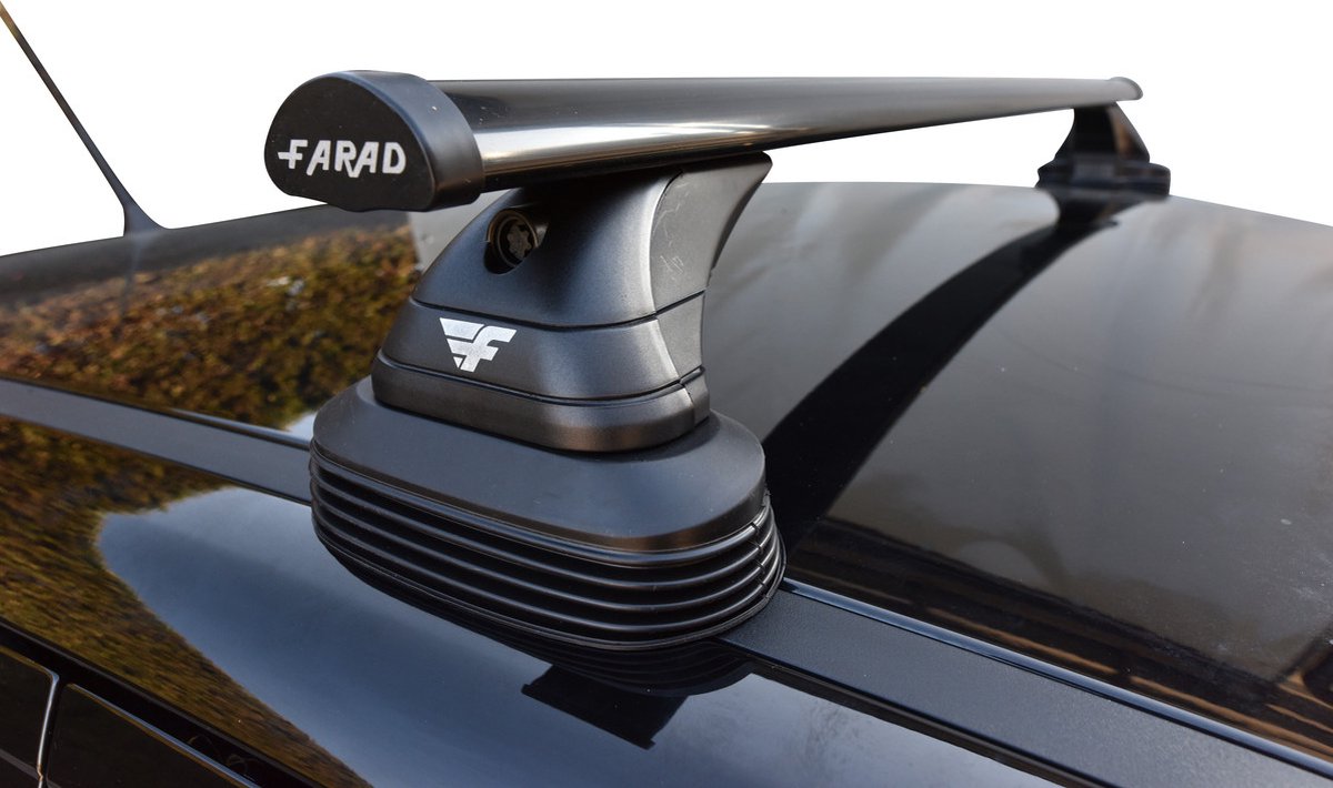 Dakdragers geschikt voor de Peugeot 308 2007 t/m 2013 met fixpoints - Staal Breed - 75kg laadvermogen - Merk Farad