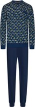 Robson - Heren Pyjama set Jeremy - Blauw - Katoen - Maat 56
