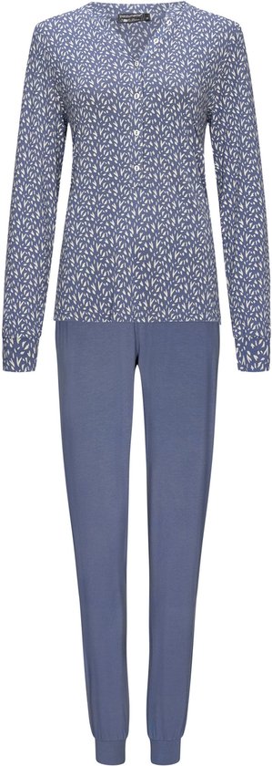 Pastunette Deluxe - Pyjama set Suzy - Blauw - Katoen / Modal - Maat 44